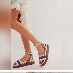 Free people Roma raffia sandal